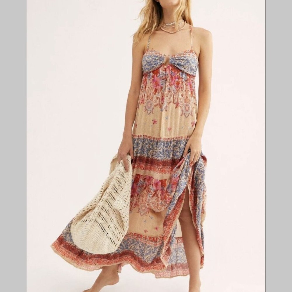 NWT Free People Intimately Give A Little Boho Maxi Dress